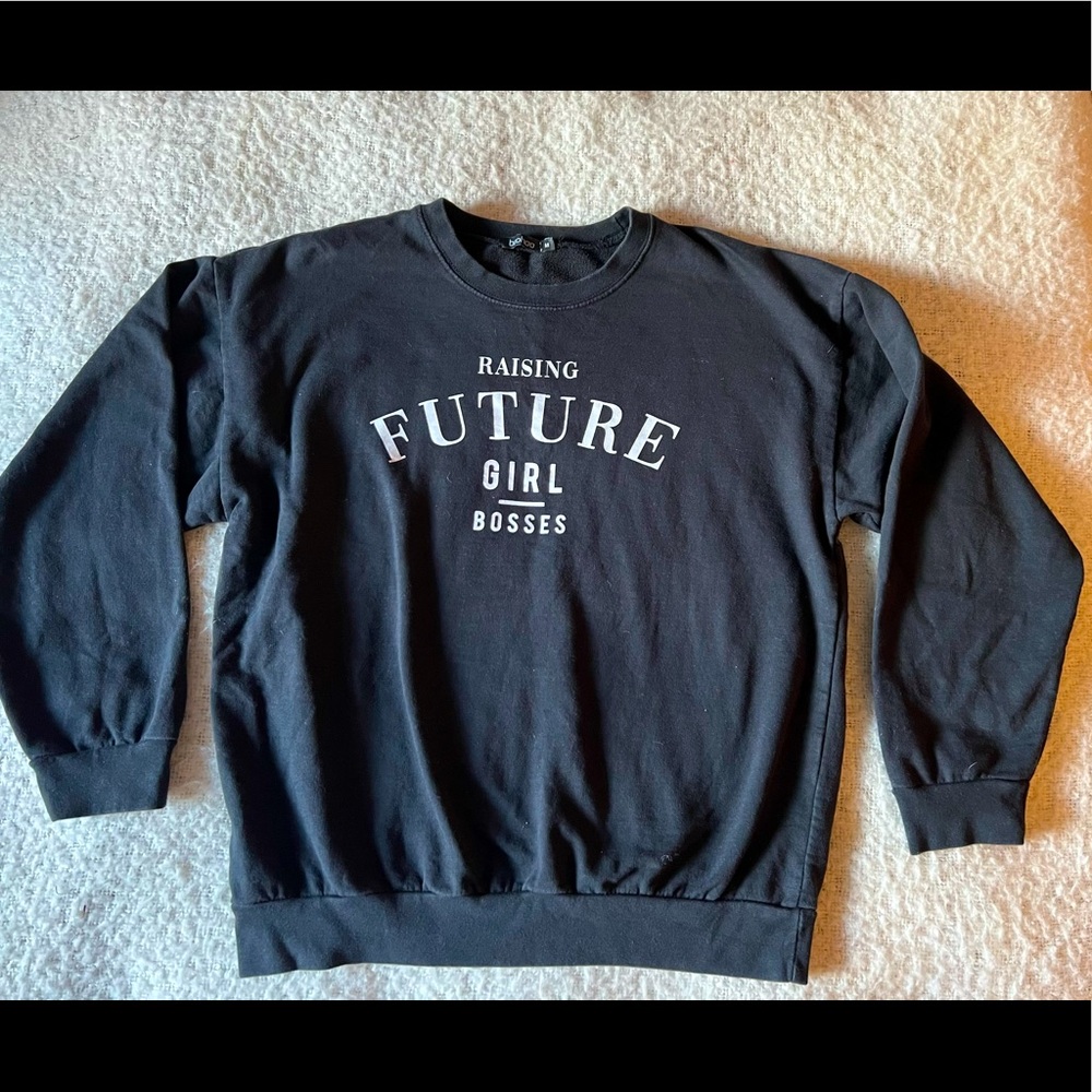 Boohoo Crew Neck Sweatshirt